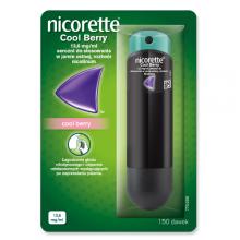 Zdjęcie produktu - Nicorette Cool Berry aerozol 13,6mg/ml - 150 dawek