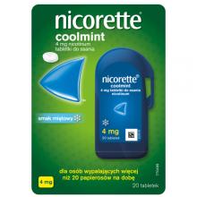 NICORETTE COOLMINT - 4 mg x 20 tabletek 