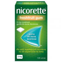 Zdjęcie produktu - Nicorette FreshFruit 2mg - 105 sztuk