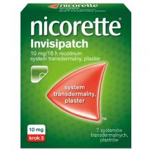Zdjęcie produktu - Nicorette Invisipatch 10mg/16h, 7 plastr&oacute;w