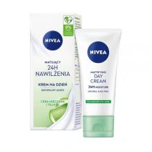 Zdjęcie produktu - NIVEA 24H Nawilżenia Matujący Krem do twarzy na dzień, 50ml