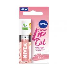 Zdjęcie produktu - NIVEA Caring Lip Oil Ros&eacute; Pielęgnujący olejek do ust, 5.5ml