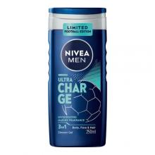 Zdjęcie produktu - NIVEA MEN Żel pod prysznic Ultra Charge, 250ml