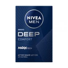 Zdjęcie produktu - Nivea Men Deep Comfort MaXXTech Antybakteryjna woda po goleniu, 100 ml