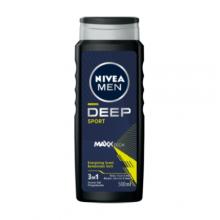 Zdjęcie produktu - NIVEA MEN Żel pod prysznic 3w1 Deep Sport, 500ml