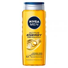 Zdjęcie produktu - NIVEA MEN Żel pod prysznic ACTIVE ENERGY, 500ml