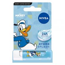 Zdjęcie produktu - NIVEA Disney Donald Pielęgnująca pomadka do ust Hydro Splash, 4,8g