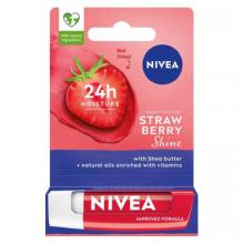Zdjęcie produktu - NIVEA Pomadka Strawberry Shine 5,5ml