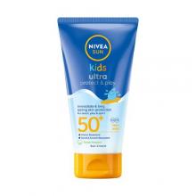 Zdjęcie produktu - Nivea Sun Kids Ultra Protect&Play Balsam ochronny do opalania dla dzieci SPF50+, 150 ml
