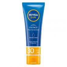 Zdjęcie produktu - Nivea Sun Nawilżający krem przeciwsłoneczny do twarzy SPF30, 50 ml