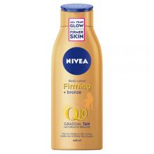 Zdjęcie produktu - NIVEA Ujędrniający balsam do ciała z efektem brązującym Firming + Bronze Q10, 400ml