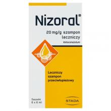 Zdjęcie produktu - Nizoral 20mg/g szampon 6 ml - 6 saszetek