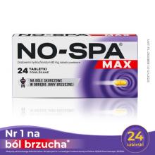 Zdjęcie produktu - NO-SPA MAX 80 mg, 24 tabletki