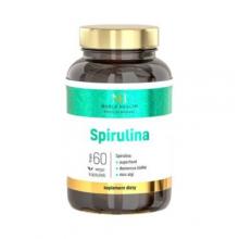 Zdjęcie produktu - NOBLE HEALTH Spirulina, 60kaps. KR&Oacute;TKA DATA 30.09.2026