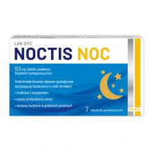 Zdjęcie produktu - Noctis Noc 12,5mg - Lek na bezsenność, 7 tabletek