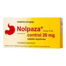Zdjęcie produktu - Nolpaza Control 20 mg, 14 tabletek dojelitowych - lek na zgagę