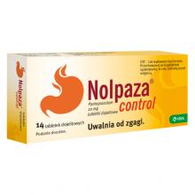 Zdjęcie produktu - NOLPAZA CONTROL 20mg Na zgagę, 14 tabletek