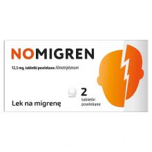 Zdjęcie produktu - NOMIGREN, 2 tabletki - lek na migrenę