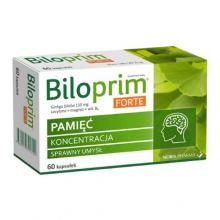 Zdjęcie produktu - Biloprim Forte pamięć, 60 kaps.