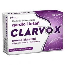 Zdjęcie produktu - Clarvox Porzeczka, 36 pastylek do ssania