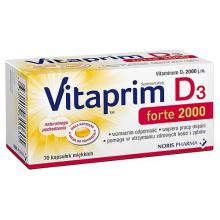 Zdjęcie produktu - Vitaprim D3 Forte 2000, 70kaps.
