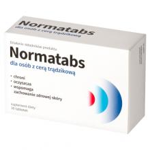Zdjęcie produktu - Normatabs, 30 tabl. - Preparat niwelujący zmiany trądzikowe