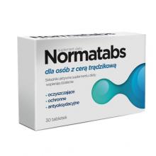 Zdjęcie produktu - NORMATABS - 30 tabletek Preparat niwelujący zmiany trądzikowe 