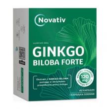 Zdjęcie produktu - Novativ Ginkgo Biloba Forte, 60 kaps.