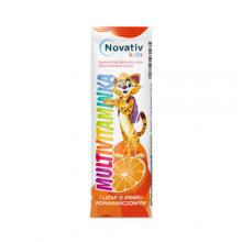 Zdjęcie produktu - Novativ Kids Lizak Multivitaminka smak pomarańczowy, 1szt.