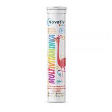 Zdjęcie produktu - NOVATIV Kids Multivitaminka dla dzieci, 20 tabletek musujących