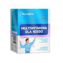 Zdjęcie produktu - Novativ Multiwitamina dla Niego, 60tabl. powl.