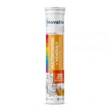 Zdjęcie produktu - Novativ Multiwitamina + Minerały, 20tabl. musujących