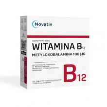 Zdjęcie produktu - Novativ Witamina B12 Metylokobalamina, 100 tabl.