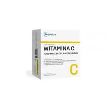 Zdjęcie produktu - Novativ Witamina C 1000 mg z bioflawonoidami, 60 kapsułek
