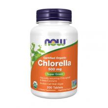 Zdjęcie produktu - NOW Chlorella 500mg, 200 tabletek