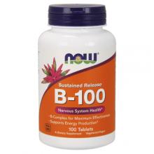 Zdjęcie produktu - NOW FOODS Vitamin B-100, 100 tabl.