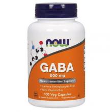 Zdjęcie produktu - NOW GABA 500mg -100kapsułek