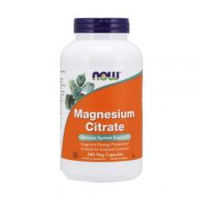 Zdjęcie produktu - NOW Magnesium Citrate 400mg, 240 kapsułek