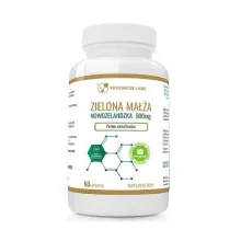Zdjęcie produktu - Progress Labs Zielona małża nowozelandzka 500 mg, 60 kaps.