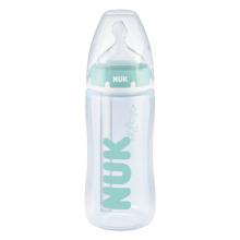 NUK Anti-Colic Butelka z wskaźnikiem temperatury 0-6m turkusowa, 300ml