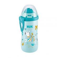 Zdjęcie produktu - NUK FLEXI CUP Zebra Kubek niekapek z silikonową słomką zmieniający kolor 12m+, 300 ml