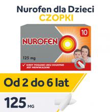 Zdjęcie produktu - NUROFEN 125mg - 10 czopk&oacute;w