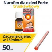 Nurofen dla dzieci Forte truskawkowy 40mg/ml- 50ml