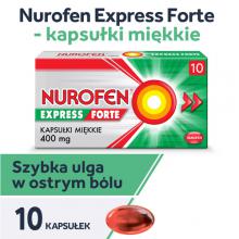 Zdjęcie produktu - Nurofen Express Forte - 10 kapsułek