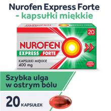 Zdjęcie produktu - Nurofen Express Forte, 20 kapsułek