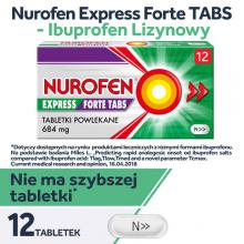 Nurofen Express Forte Tabs, 12 tabletek