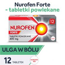 Zdjęcie produktu - Nurofen Forte 400mg, 12 tabletek