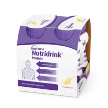 Zdjęcie produktu - Nutridrink Protein o smaku bananowym, 4 x 125 ml