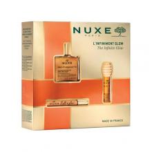NUXE Zestaw GLOW Huile Prodigieuse&reg; Or Suchy olejek, 50 ml + Olejek do ust, 10 ml + Roll-on, 8 ml