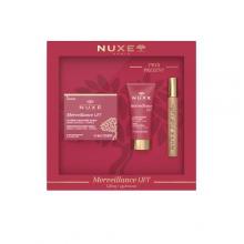 NUXE Zestaw Merveillance Lift Krem liftingujący na noc, 50 ml + Krem liftingujący na dzień, 15 ml + Rozświetlający olejek ze złotymi drobinkami, 8 ml